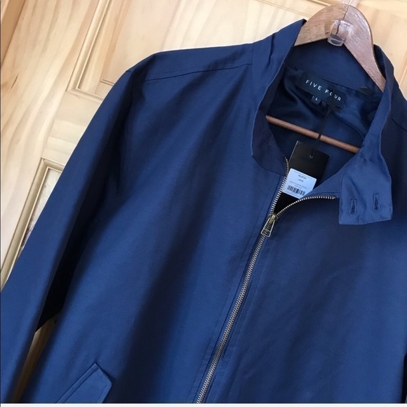 FIVE FOUR Halston Navy jacket men’s size large. NEW! - Picture 3 of 6
